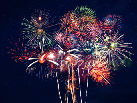 Fireworks at Night