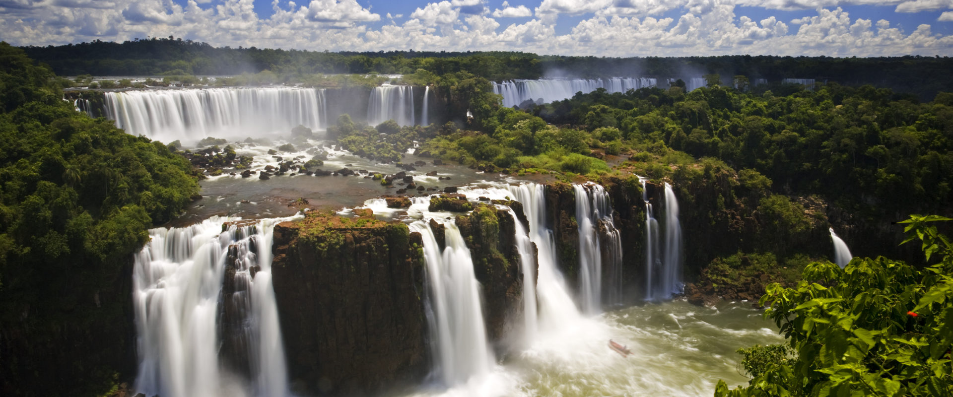 Iguaçu Falls is the largest series of waterfalls on the planet