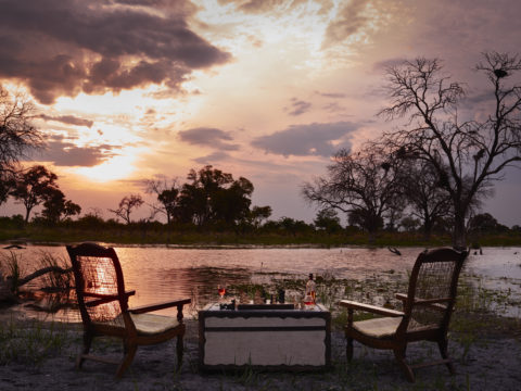 Belmond Khwai River Lodge, Moremi Game Reserve, Botswana.