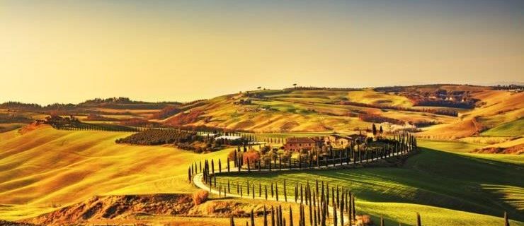 Italy Tuscan countryside